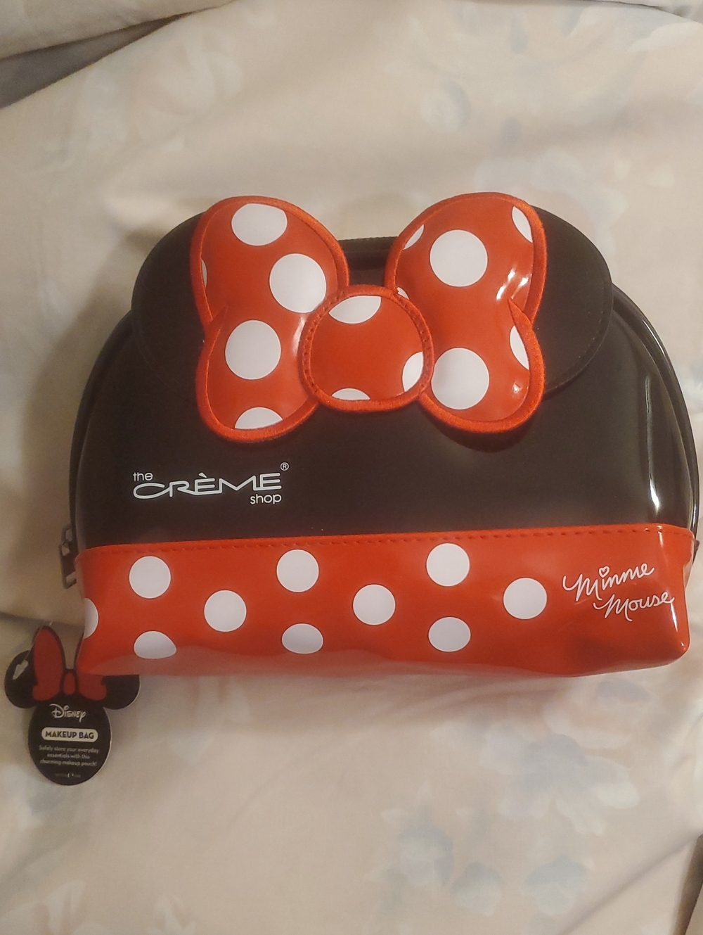 The Creme Shop Minnie Mouse Dome Cosmetic Bag Pouch NWT
